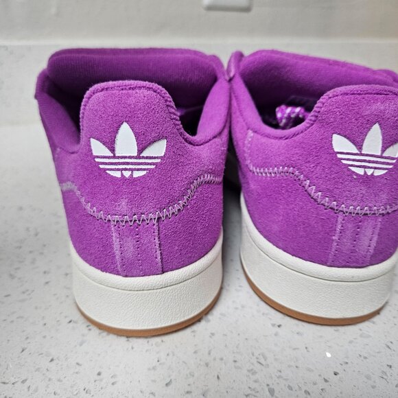 Adidas Campus 00s New Without Box Womens Size 9.5 Purple Burst Cloud White - Picture 5 of 9